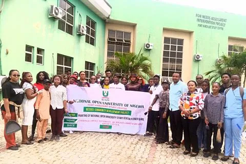Port Harcourt Centre Students Give Facelift To The University