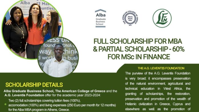 2023 Leventis Foundation Scholarships For Nigerian Students